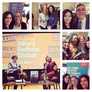 November 13, 2019: London, UK | Global Institute of Women's Leadership | Hillary Clinton and Julia Gillard